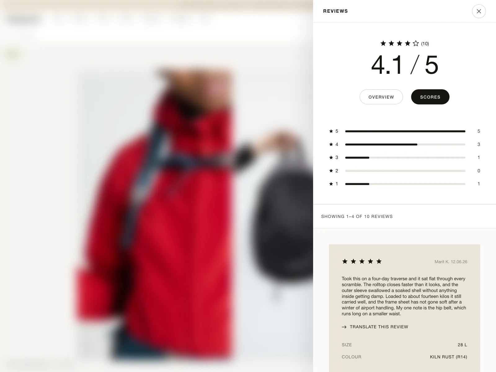 Reviews & Ratings