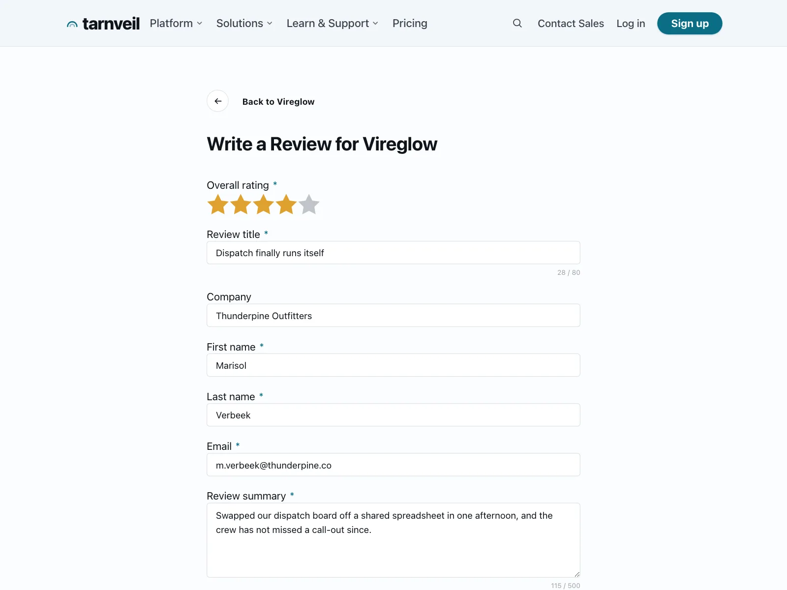 Reviews & Ratings