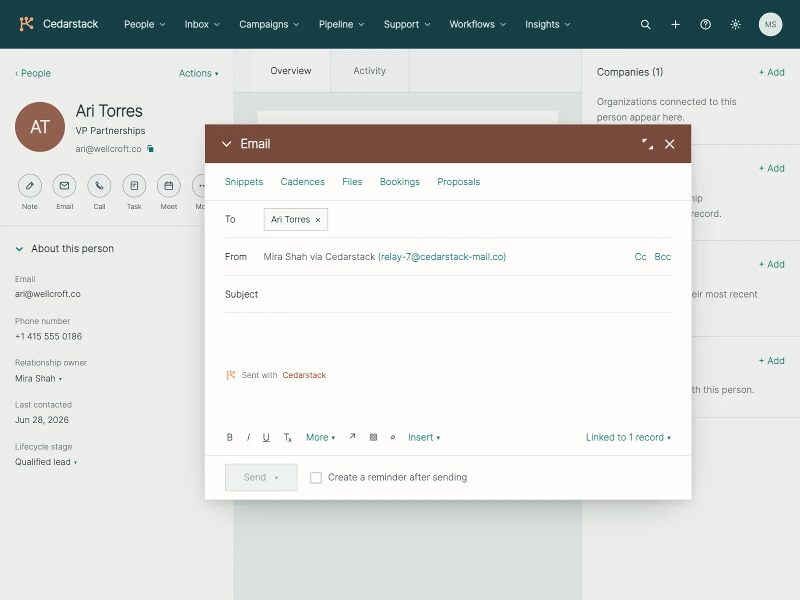 Rich text editor