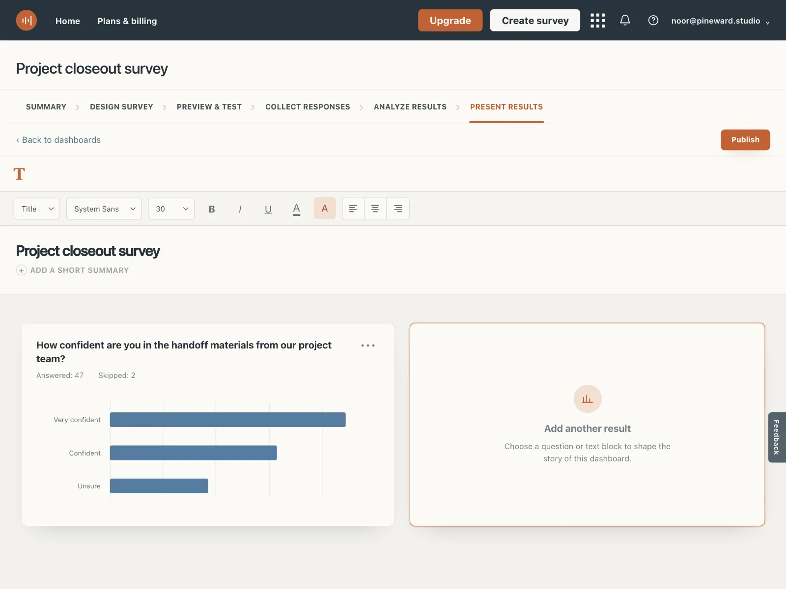 Rich text editor