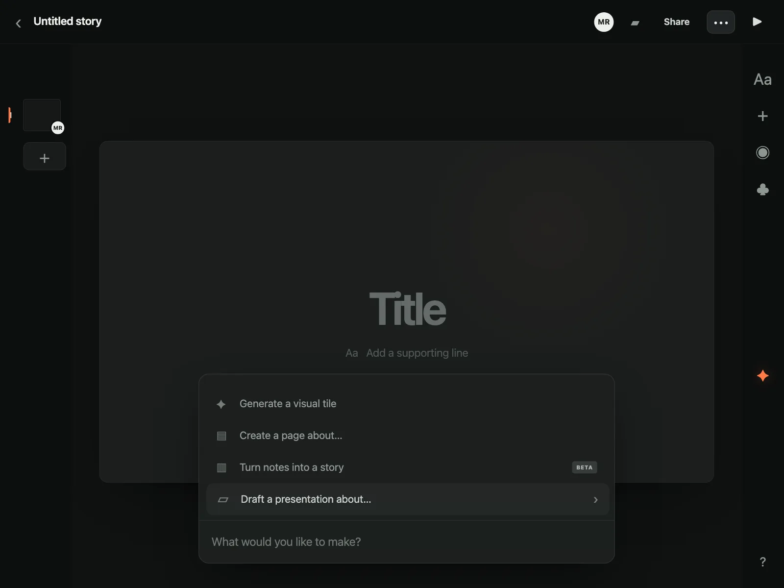 Rich text editor