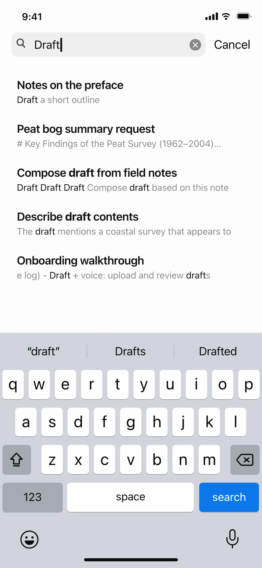 Search bar