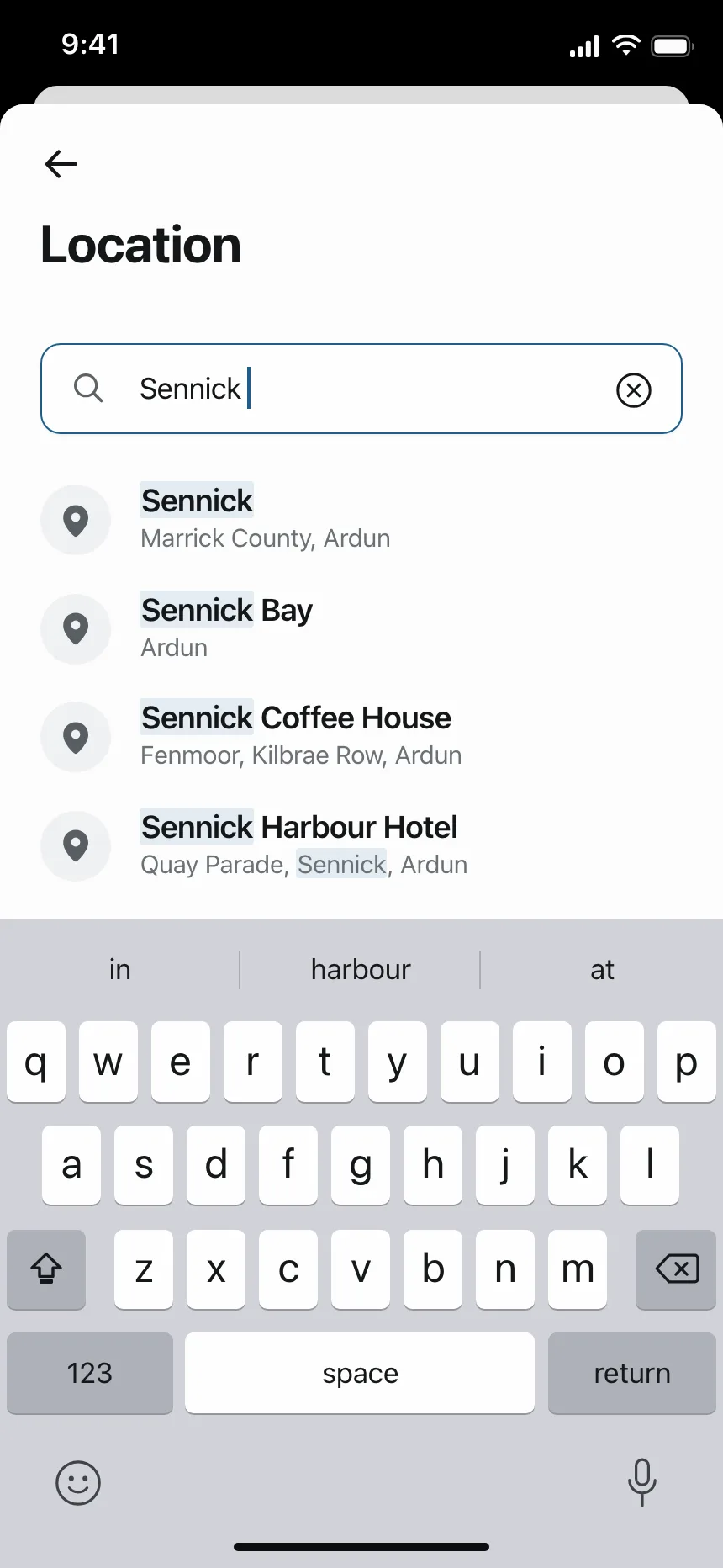 Search bar