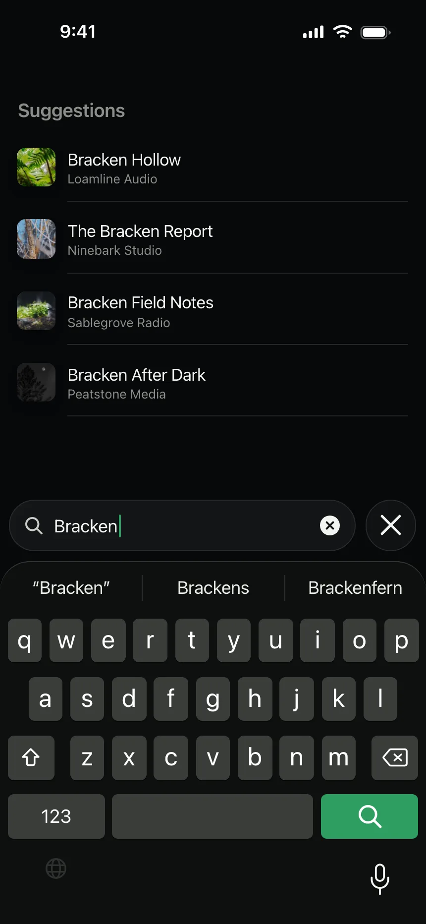 Search bar