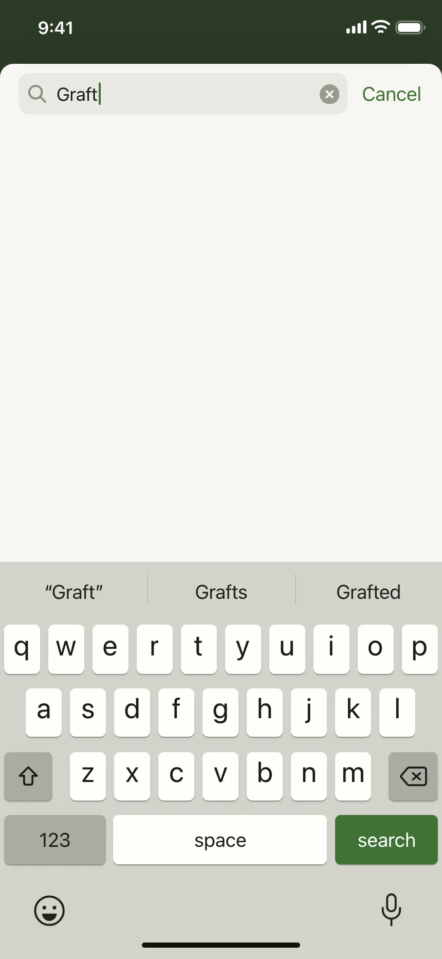 Search bar