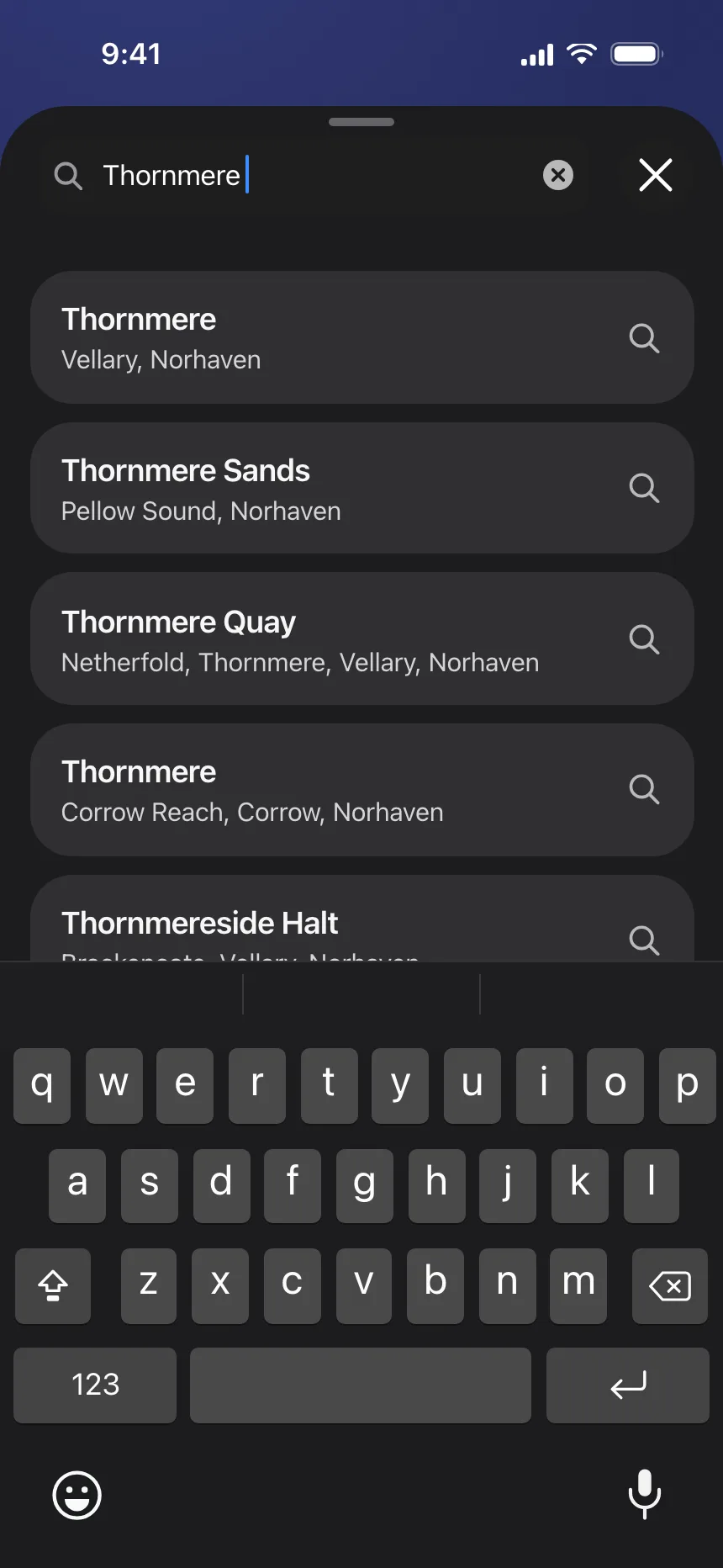 Search bar