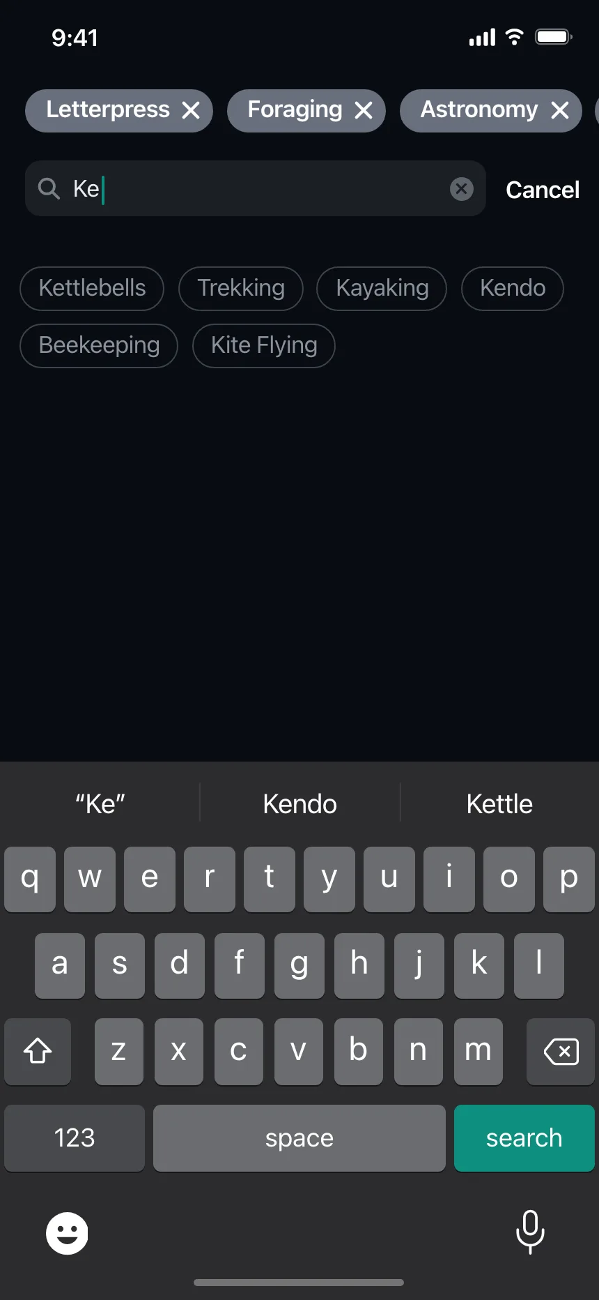 Search bar