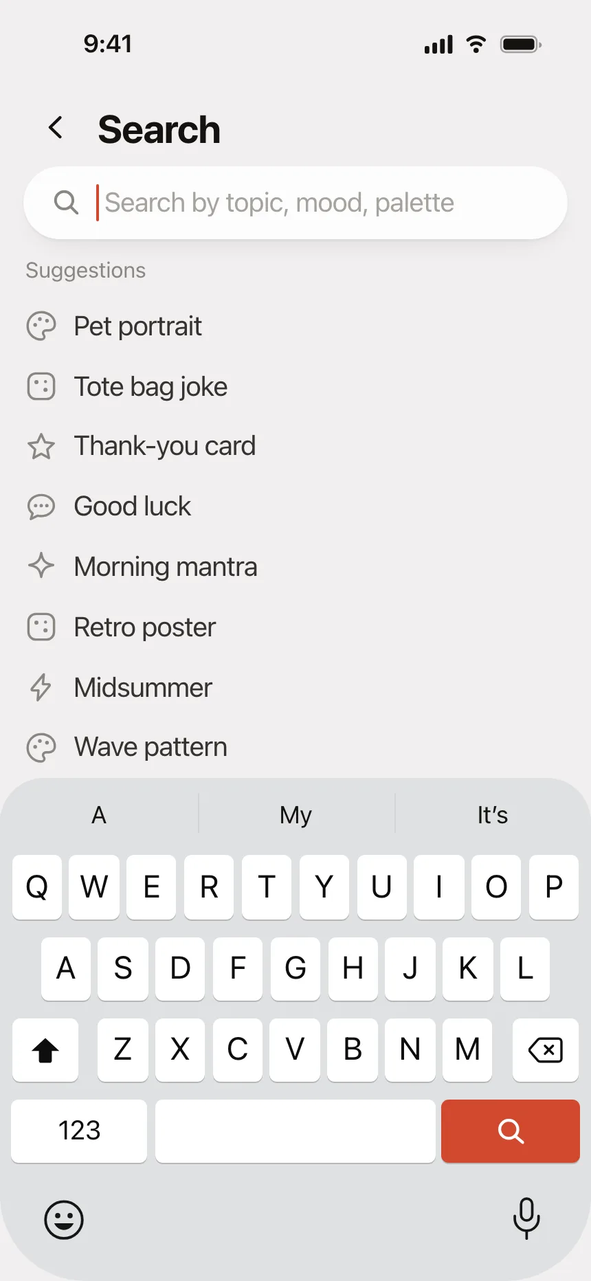 Search bar