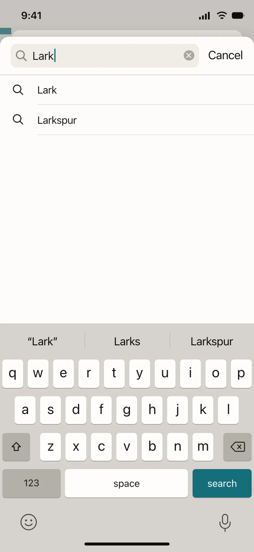 Search bar