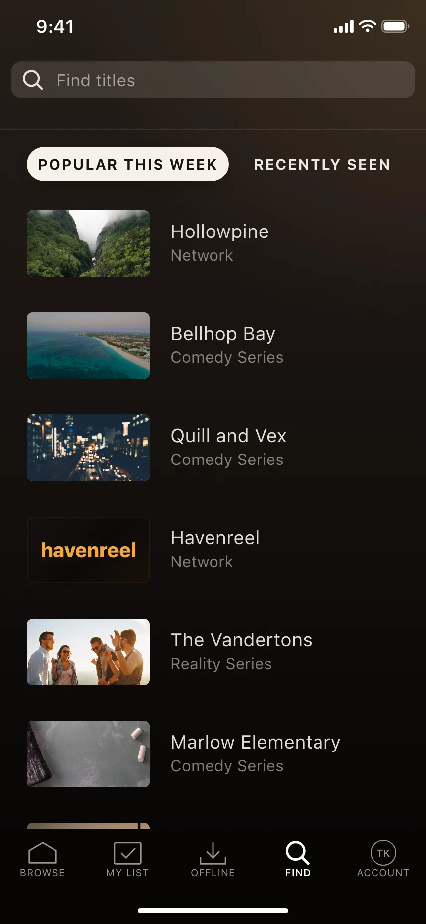 Search bar