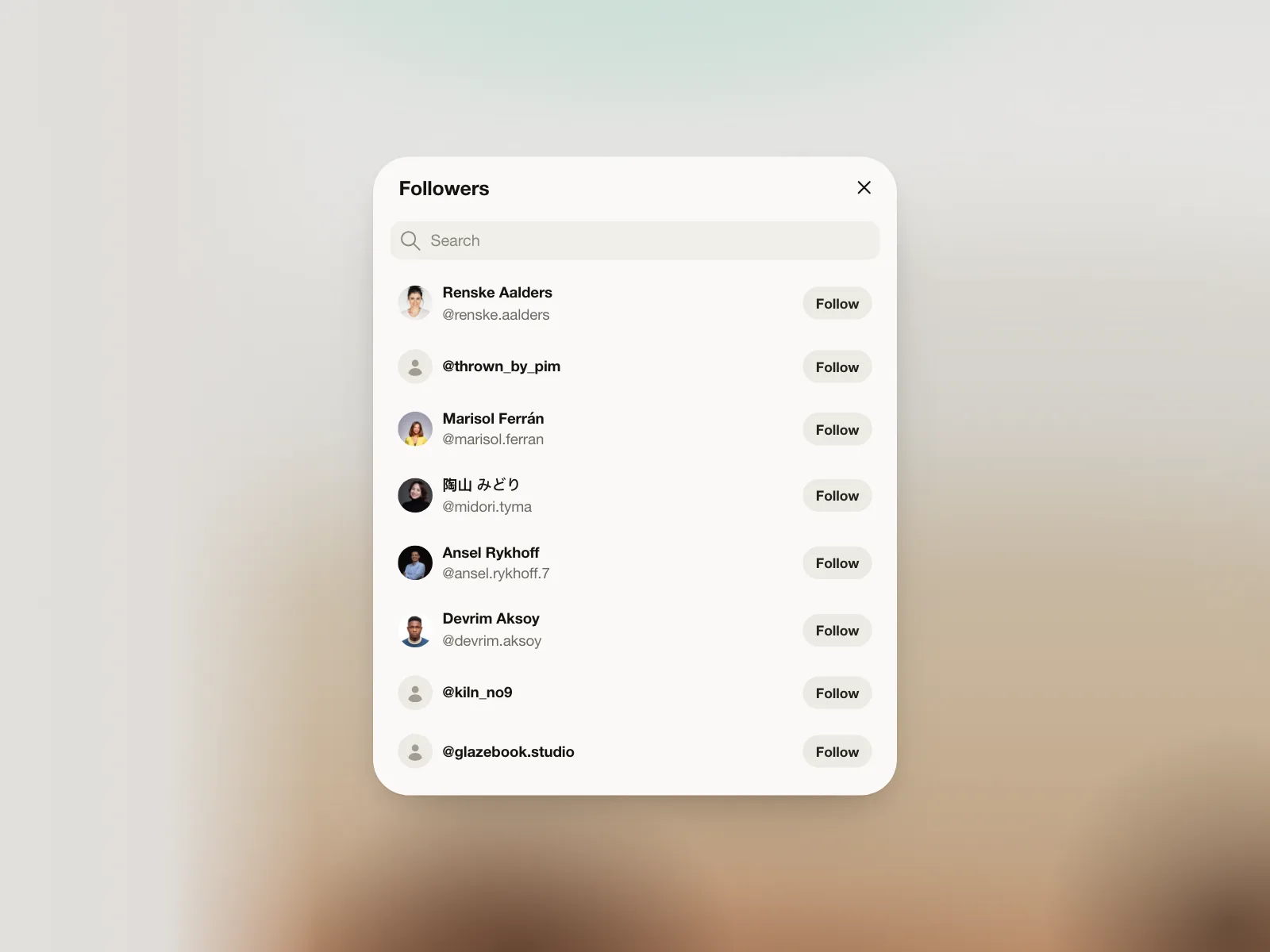 Search bar