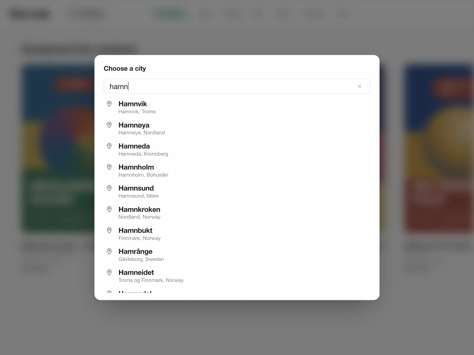Search bar