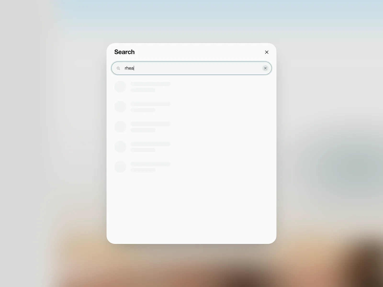 Search bar