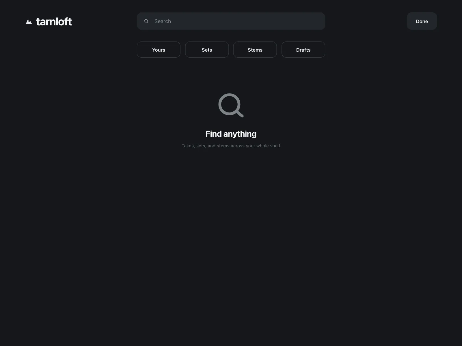 Search bar