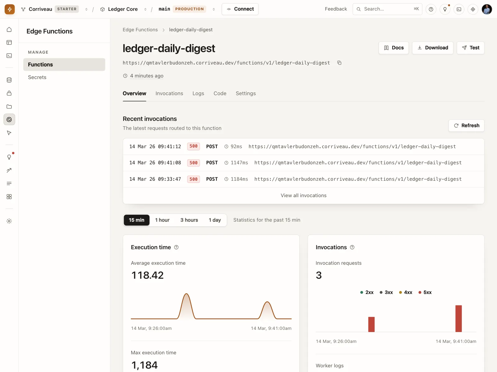 Segmented control