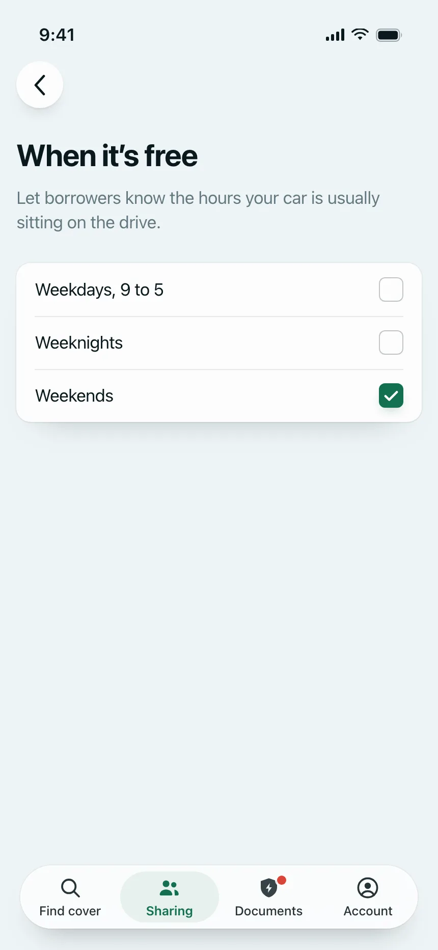 Settings