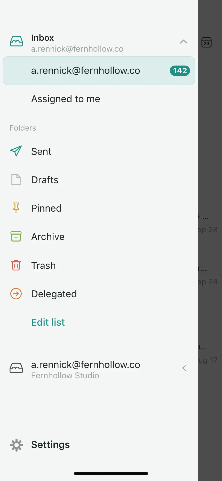 Side navigation
