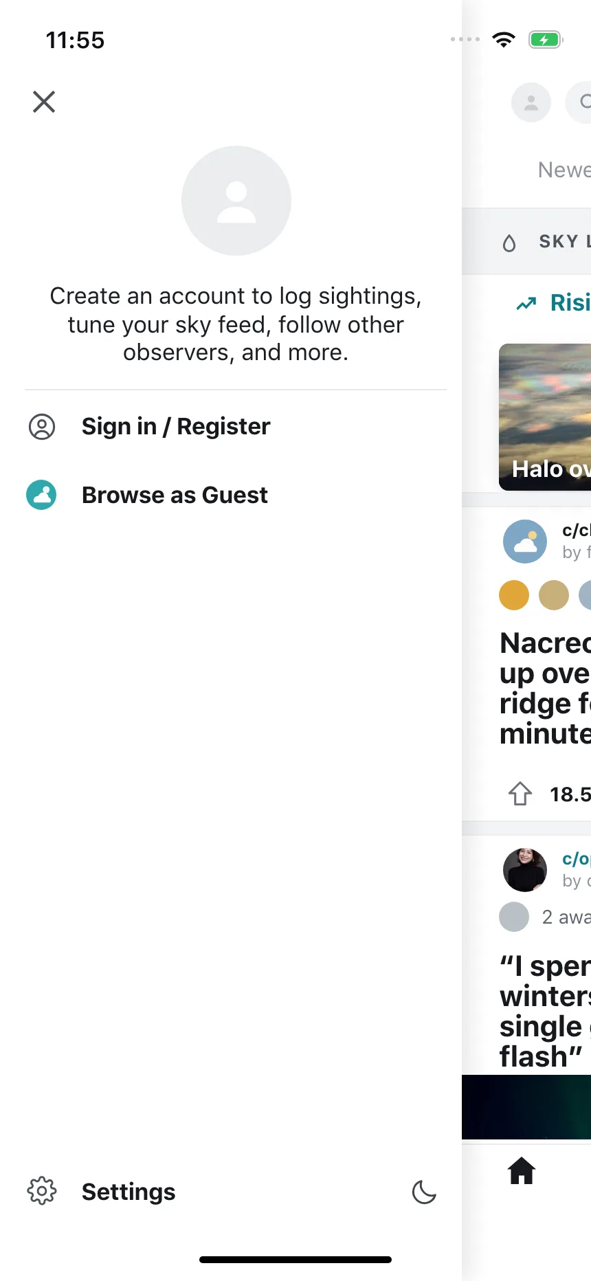 Side navigation
