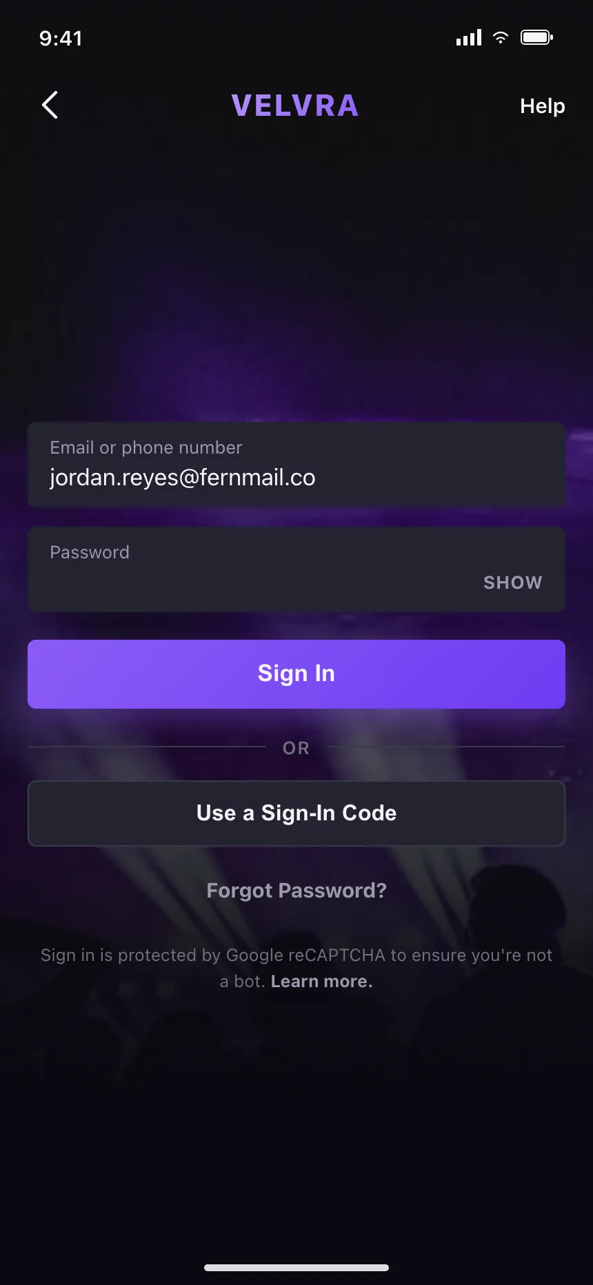 Sign in