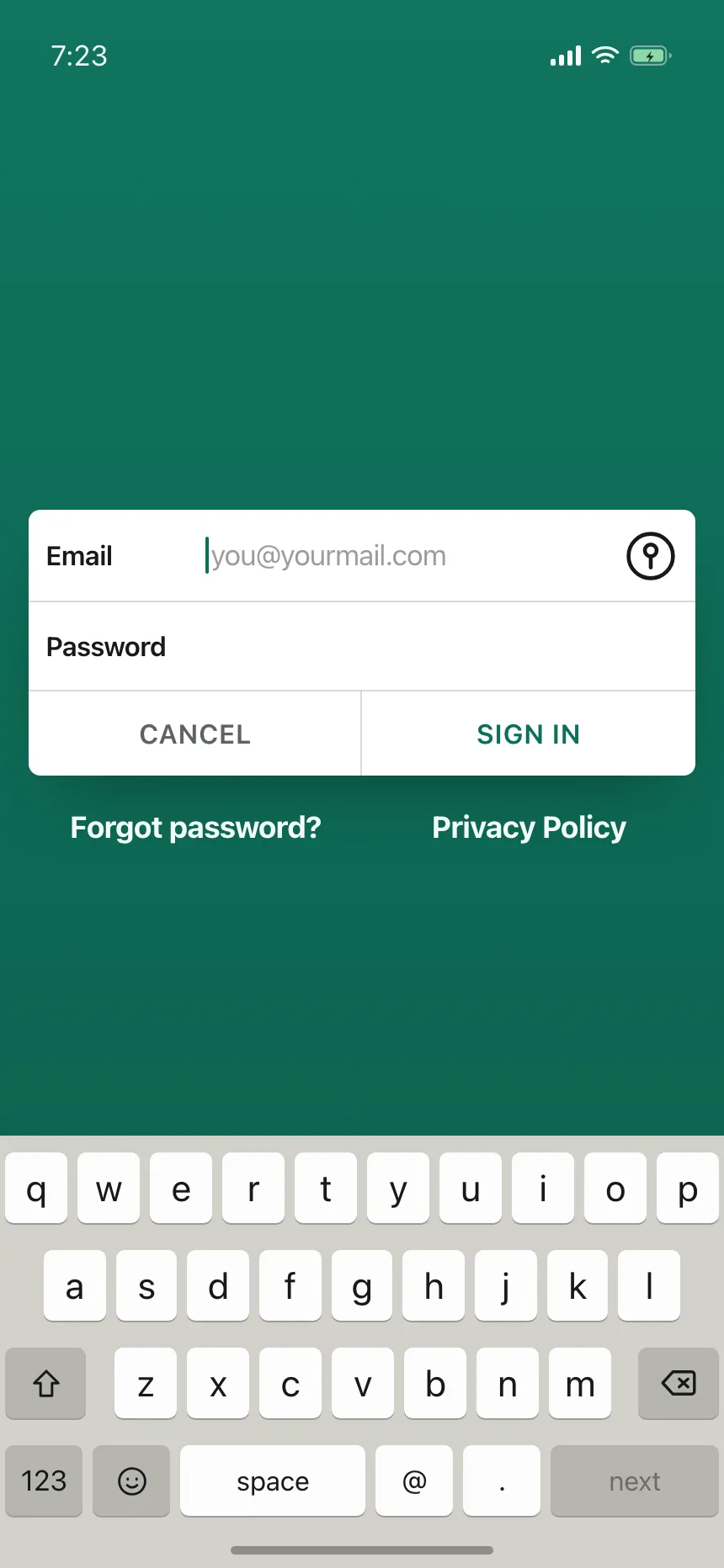 Sign in