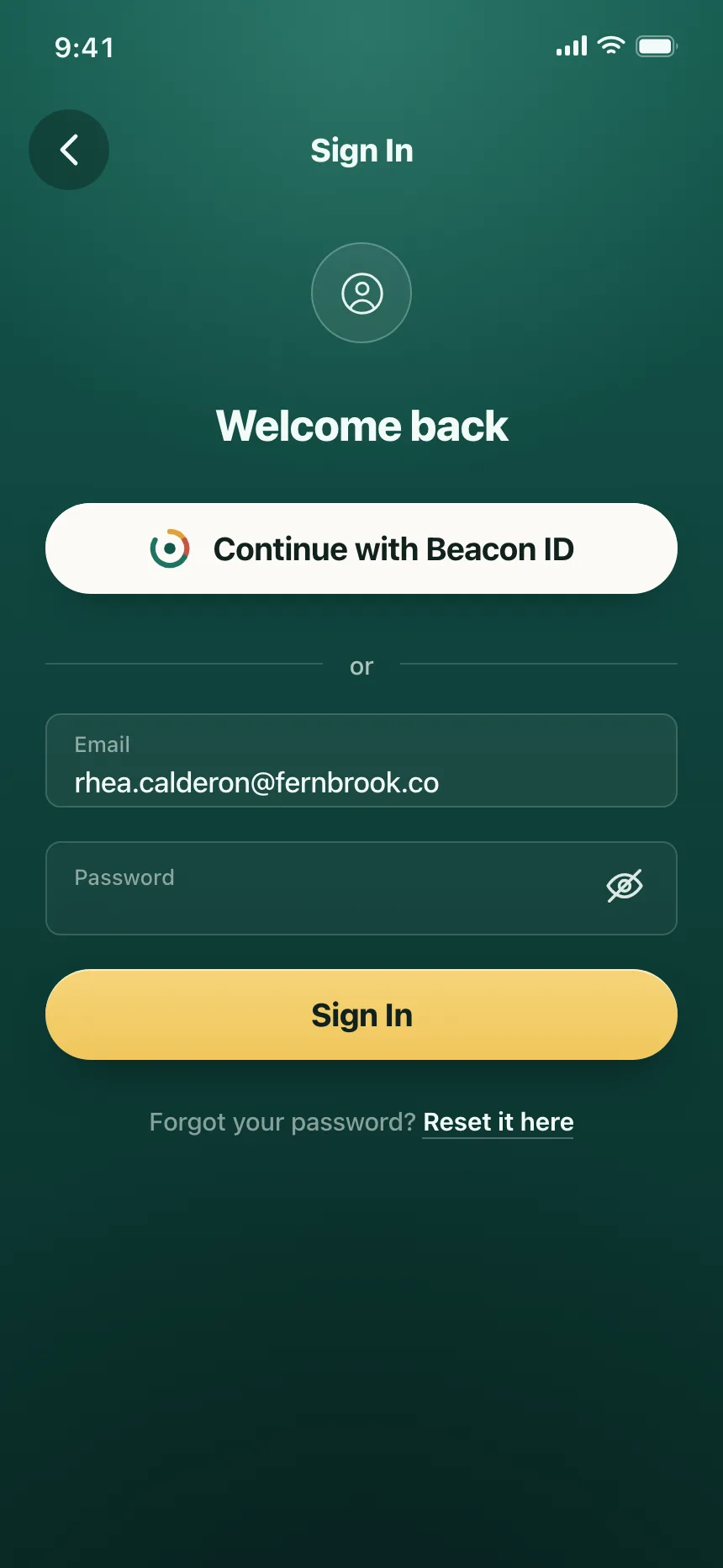 Sign in