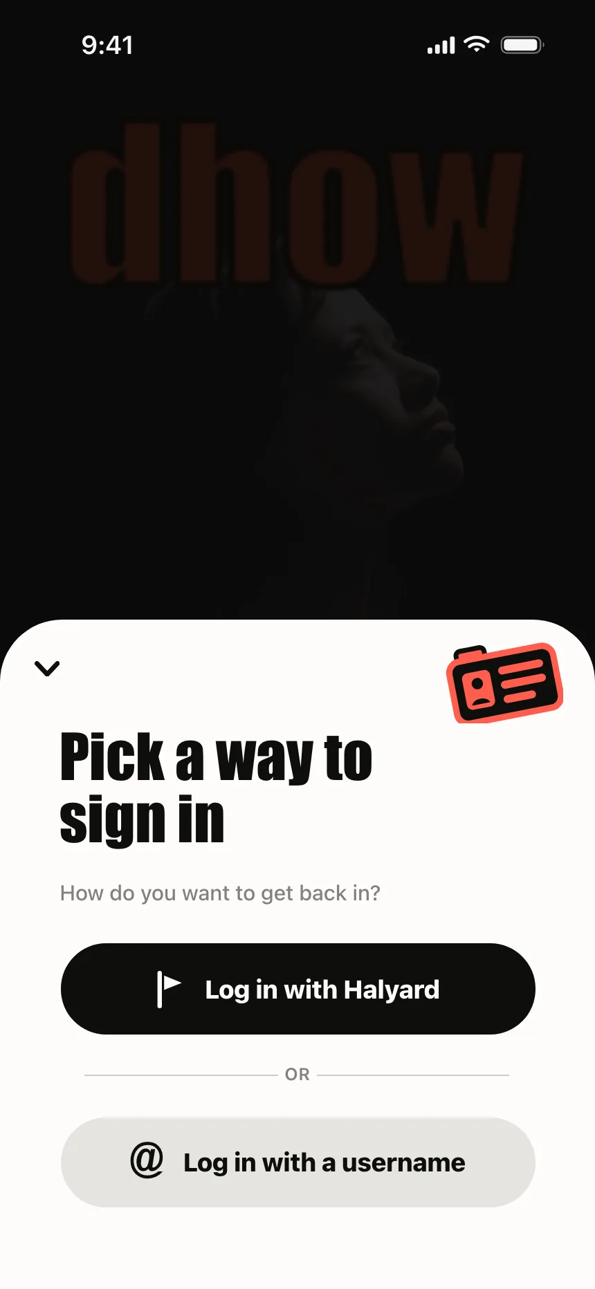 Sign in