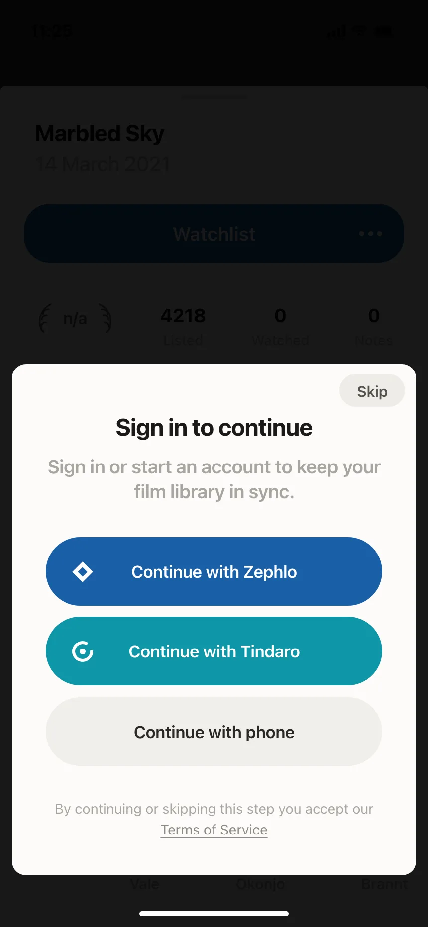 Sign in