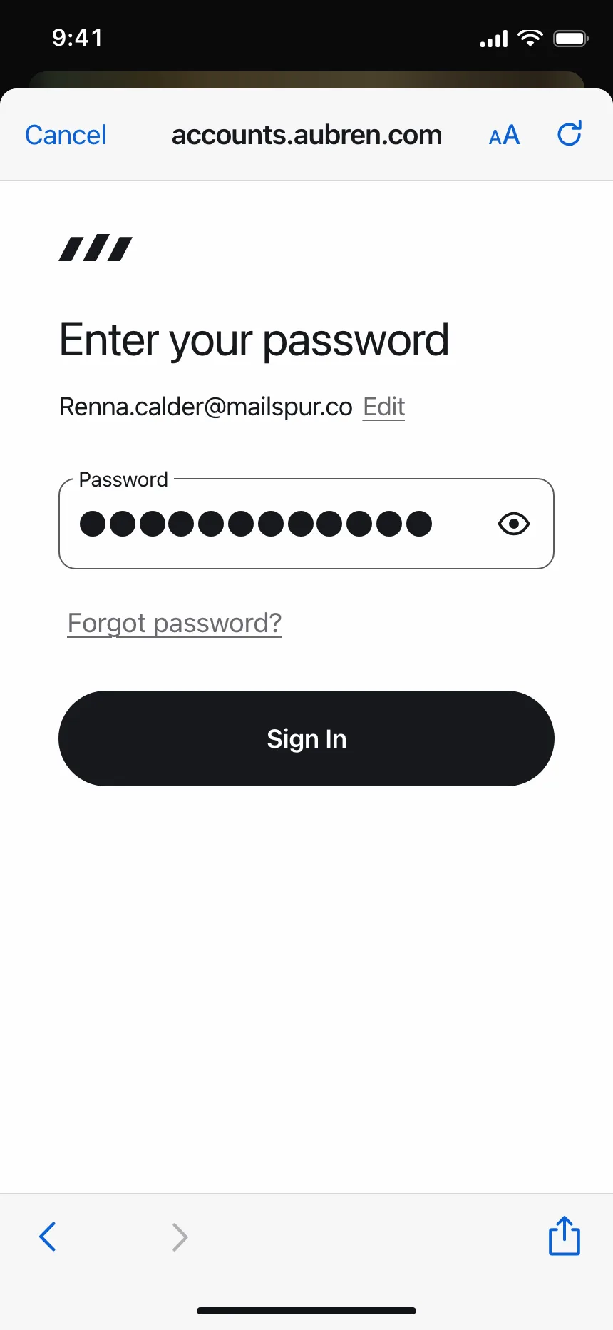 Sign in