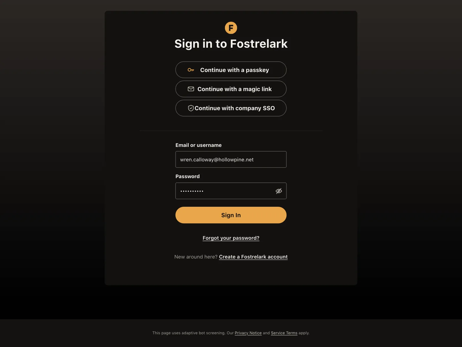 Sign in