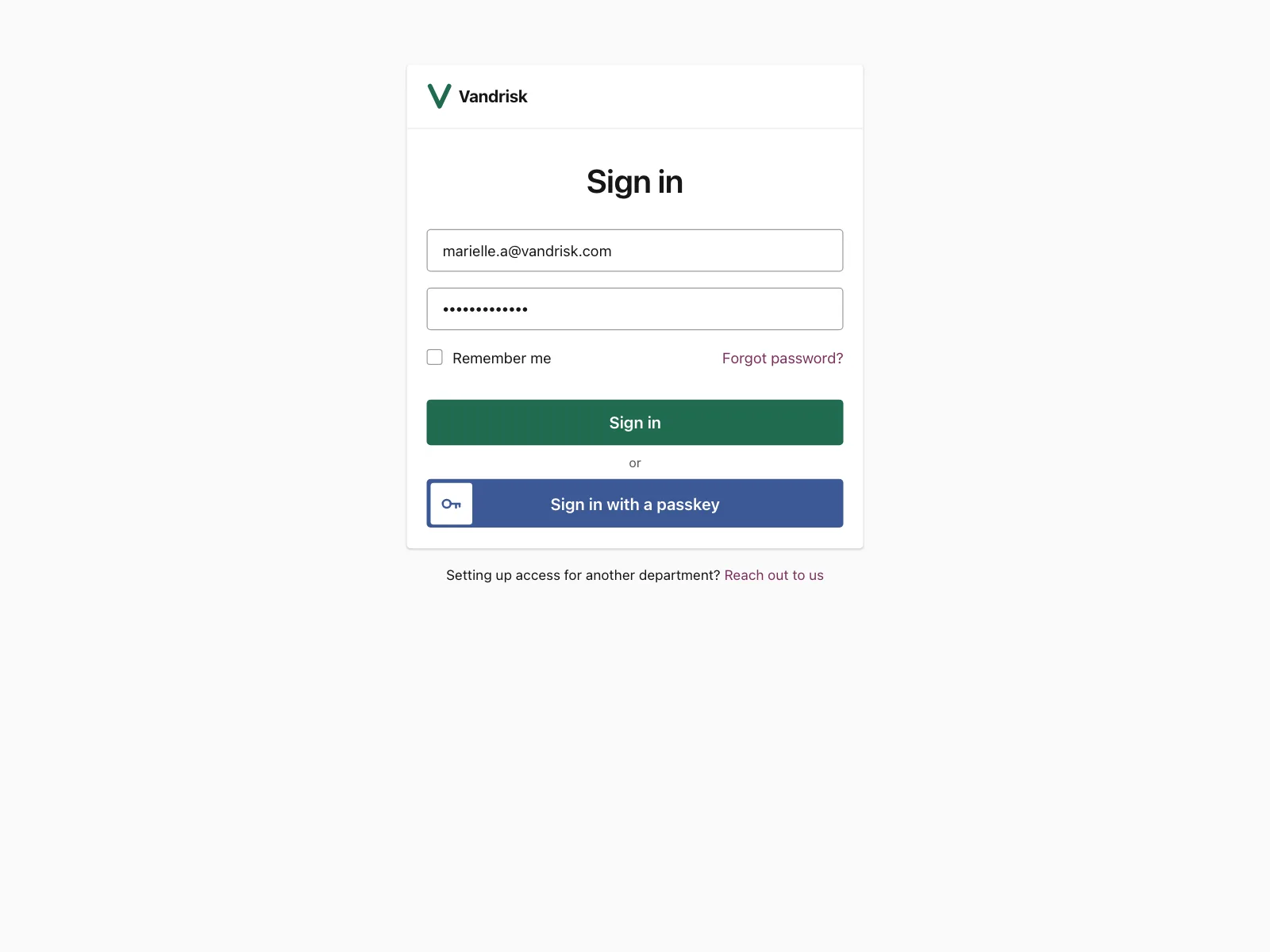 Sign in
