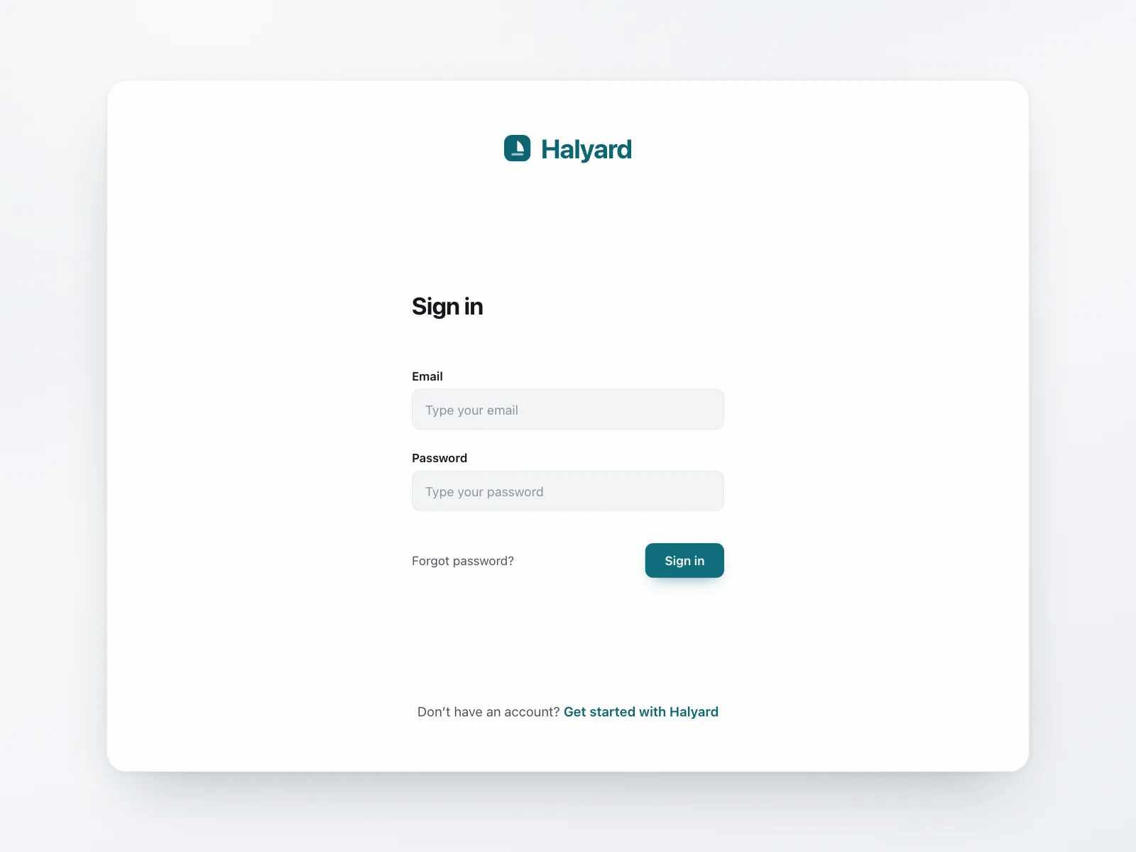 Sign in