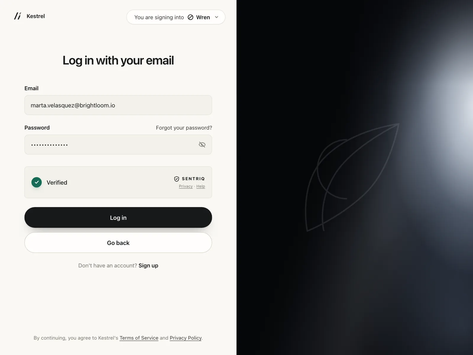 Sign in