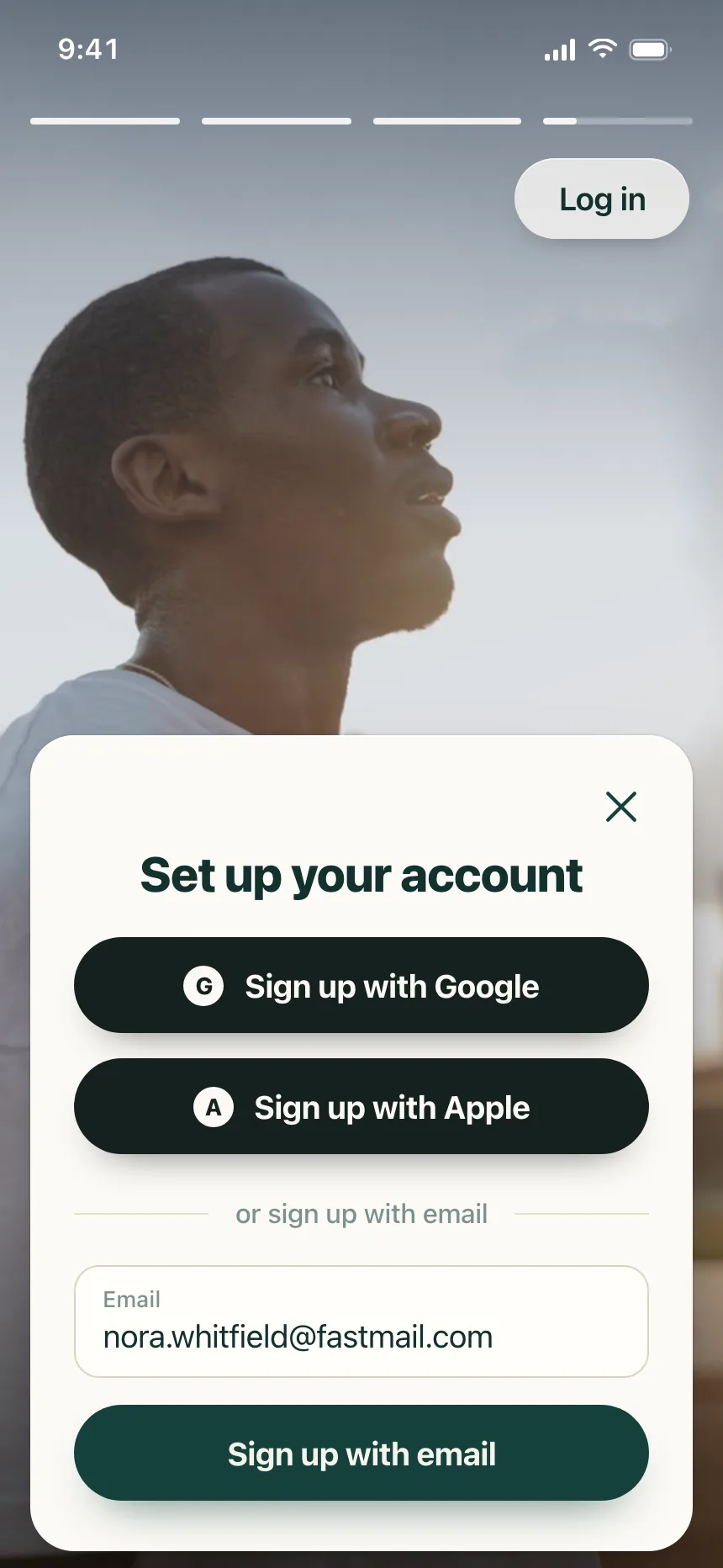 Sign up