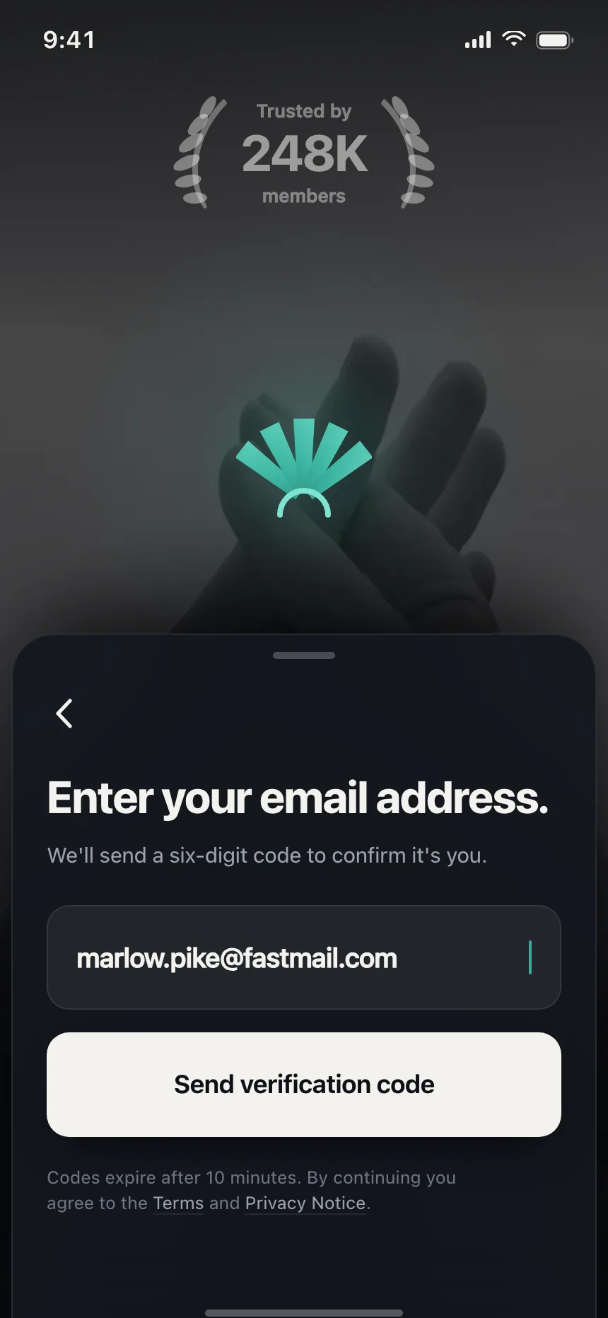 Sign up