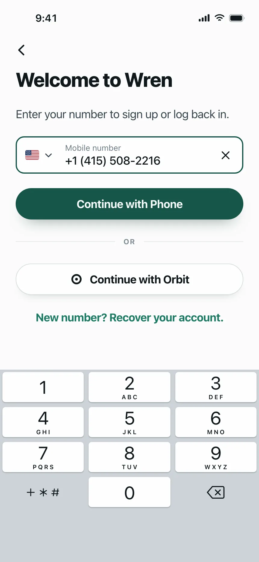 Sign up