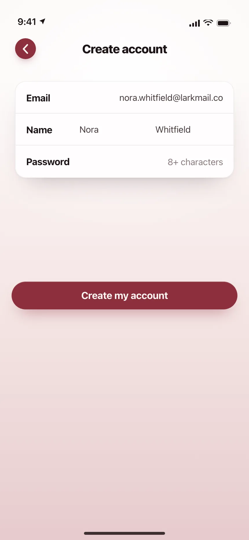 Sign up