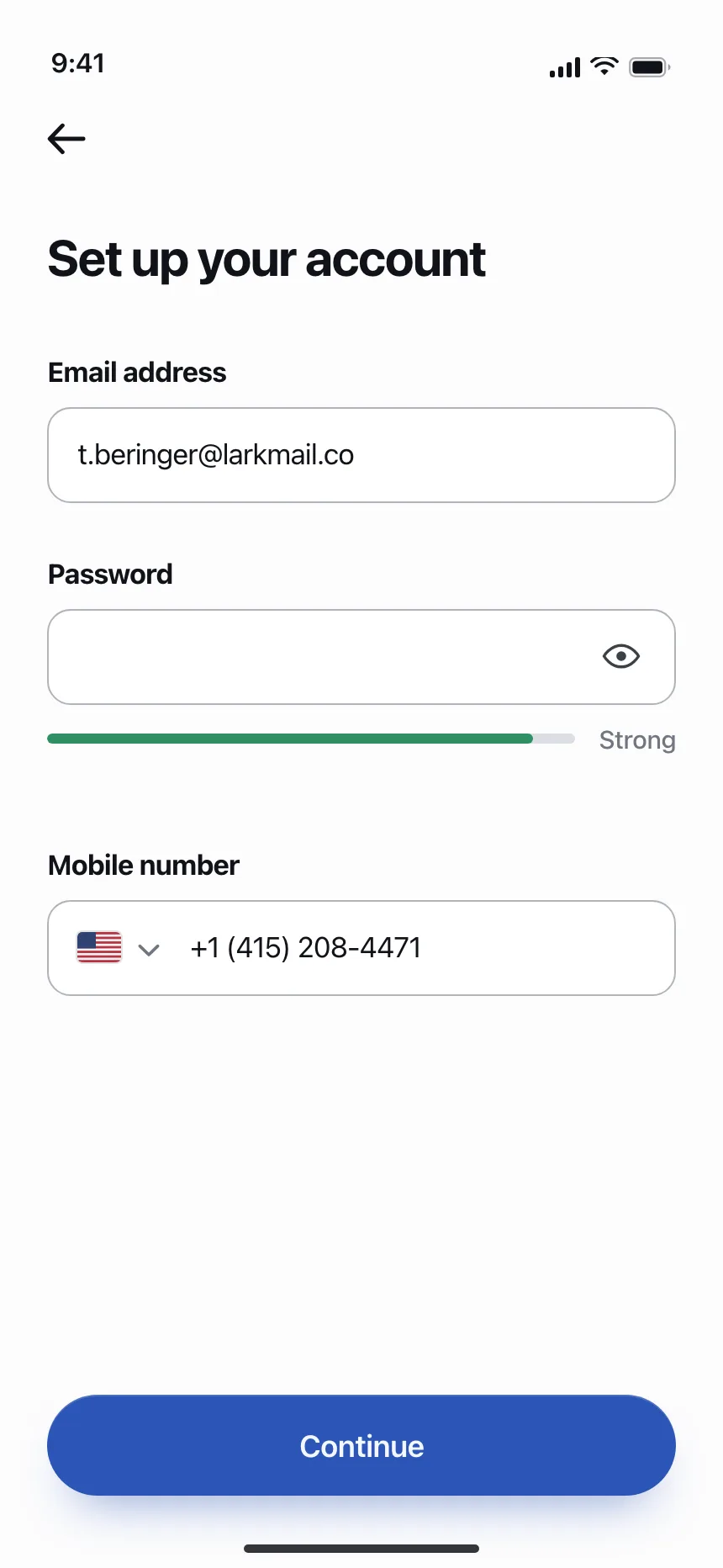 Sign up