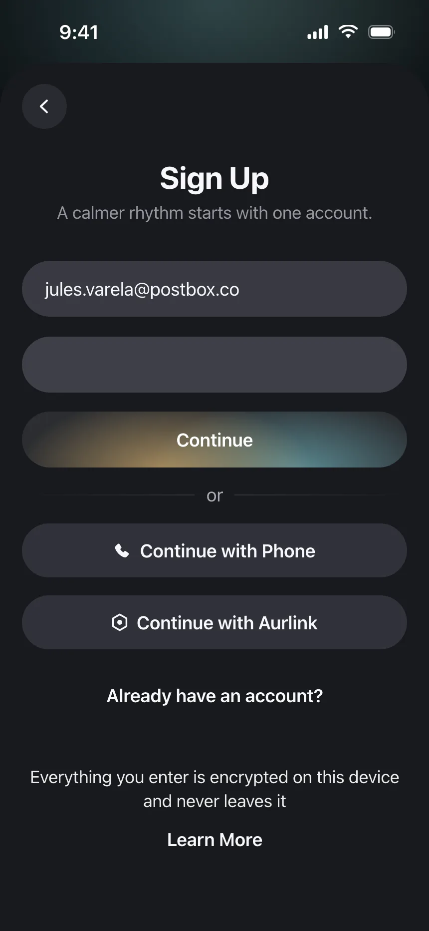 Sign up