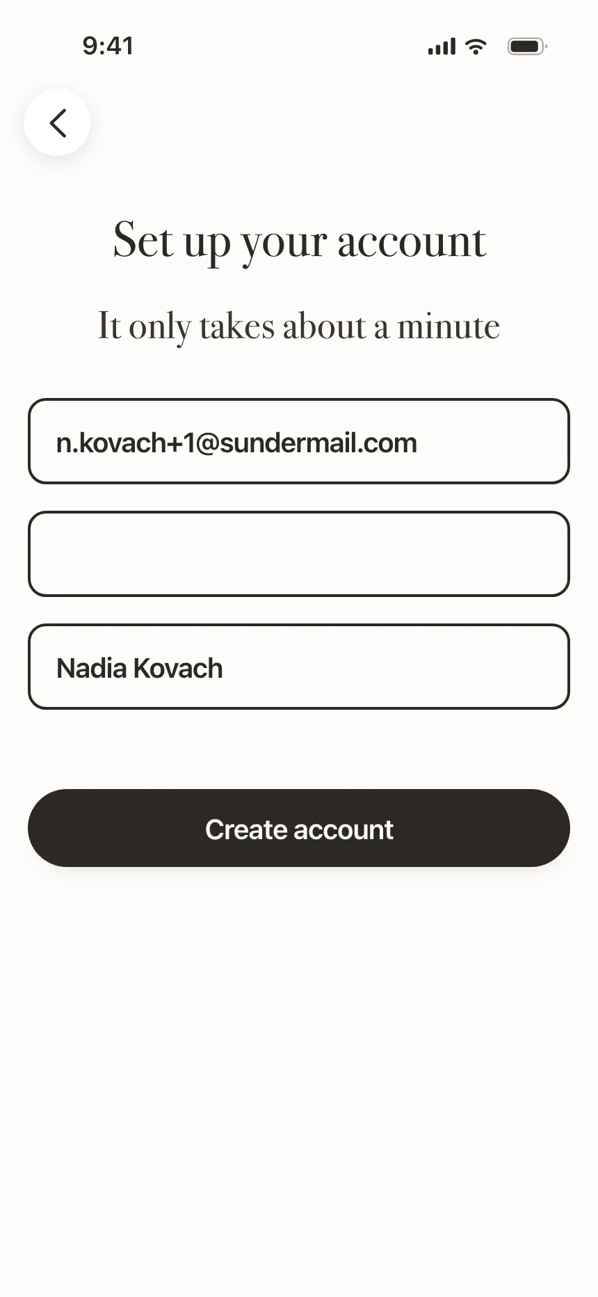 Sign up