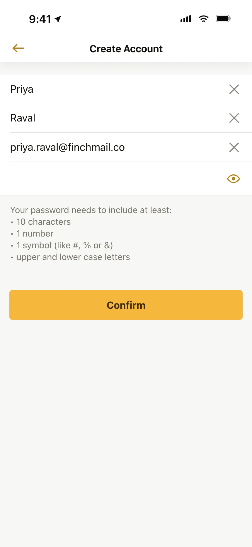 Sign up