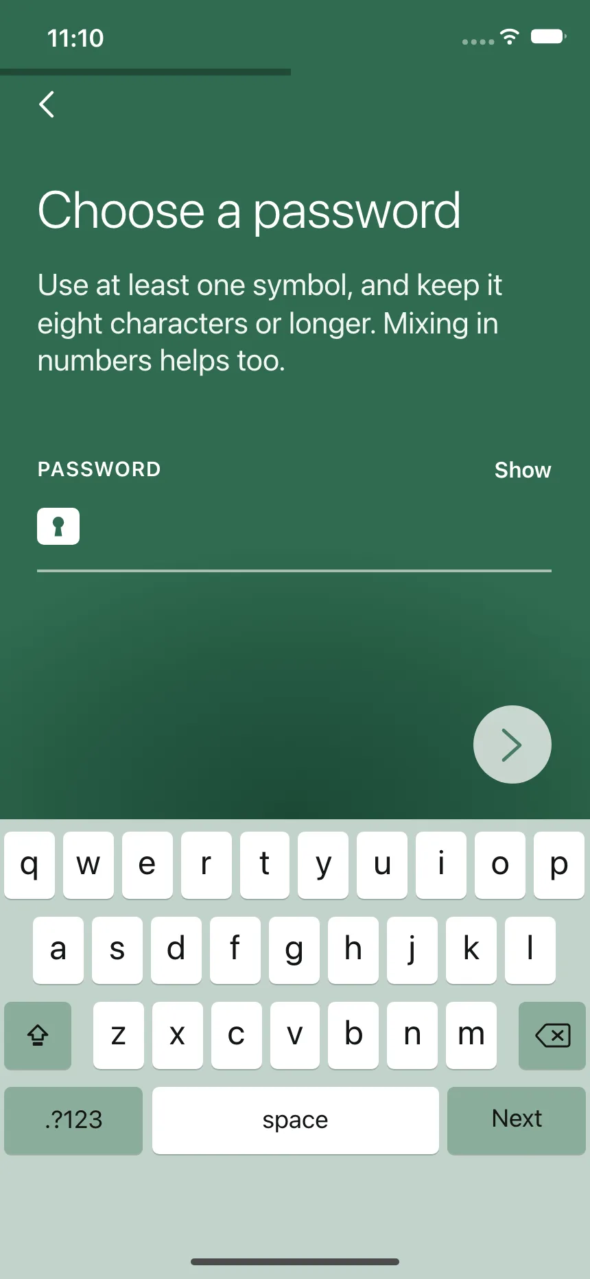 Sign up