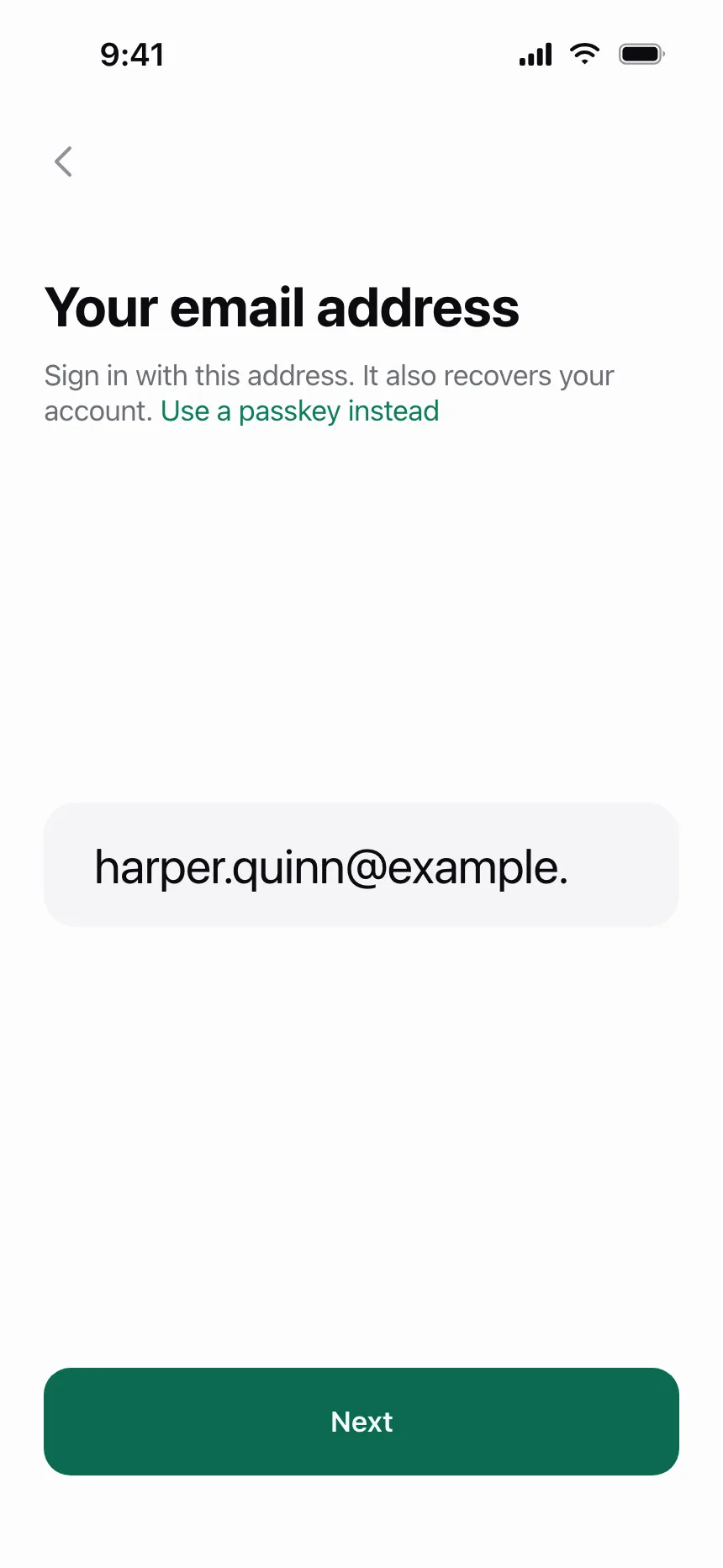 Sign up