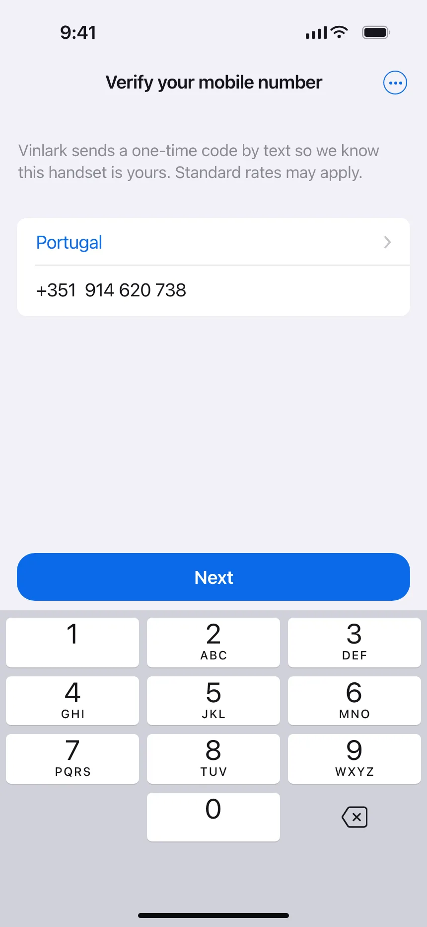 Sign up