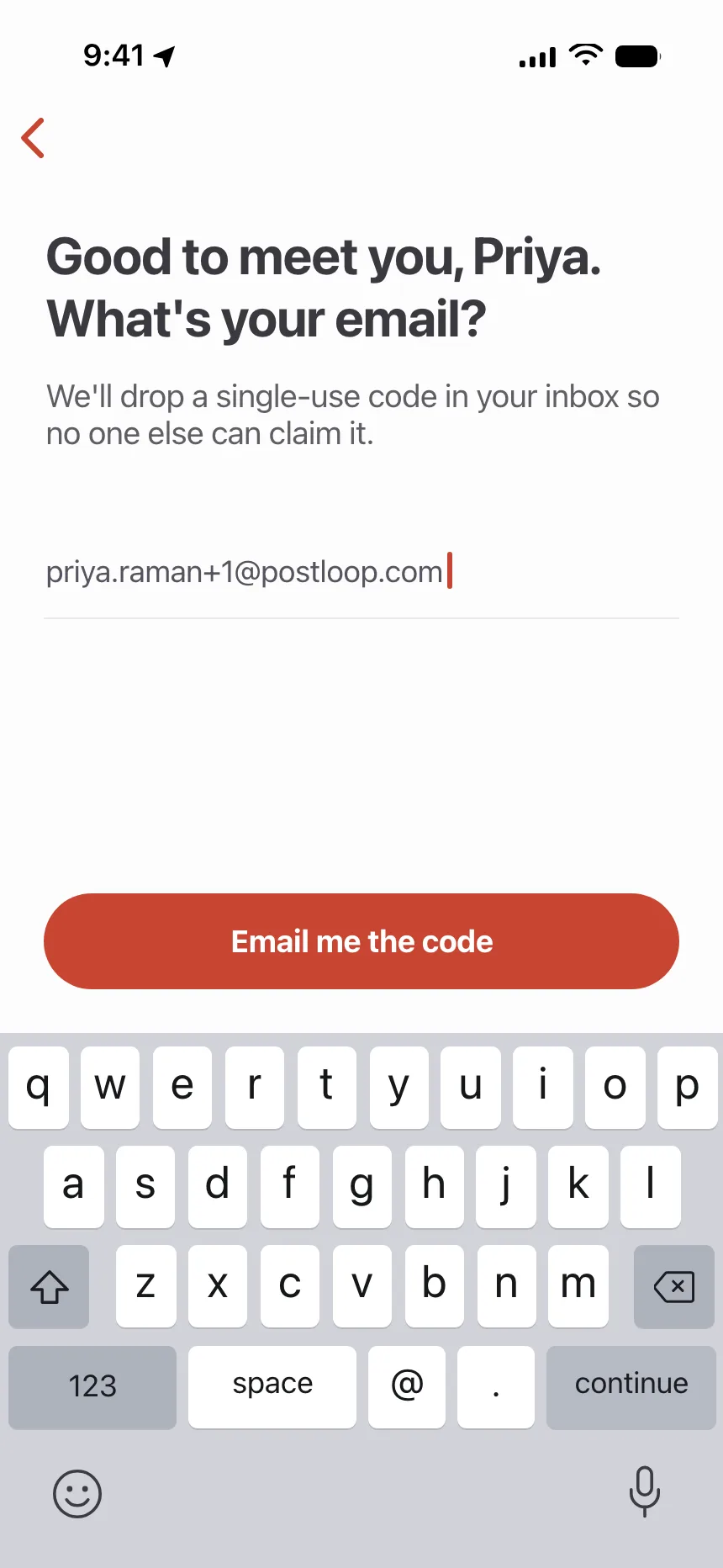 Sign up