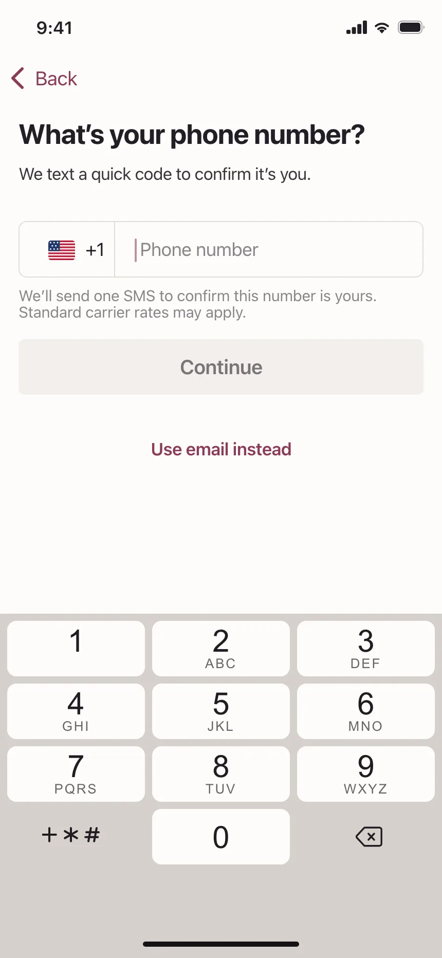 Sign up