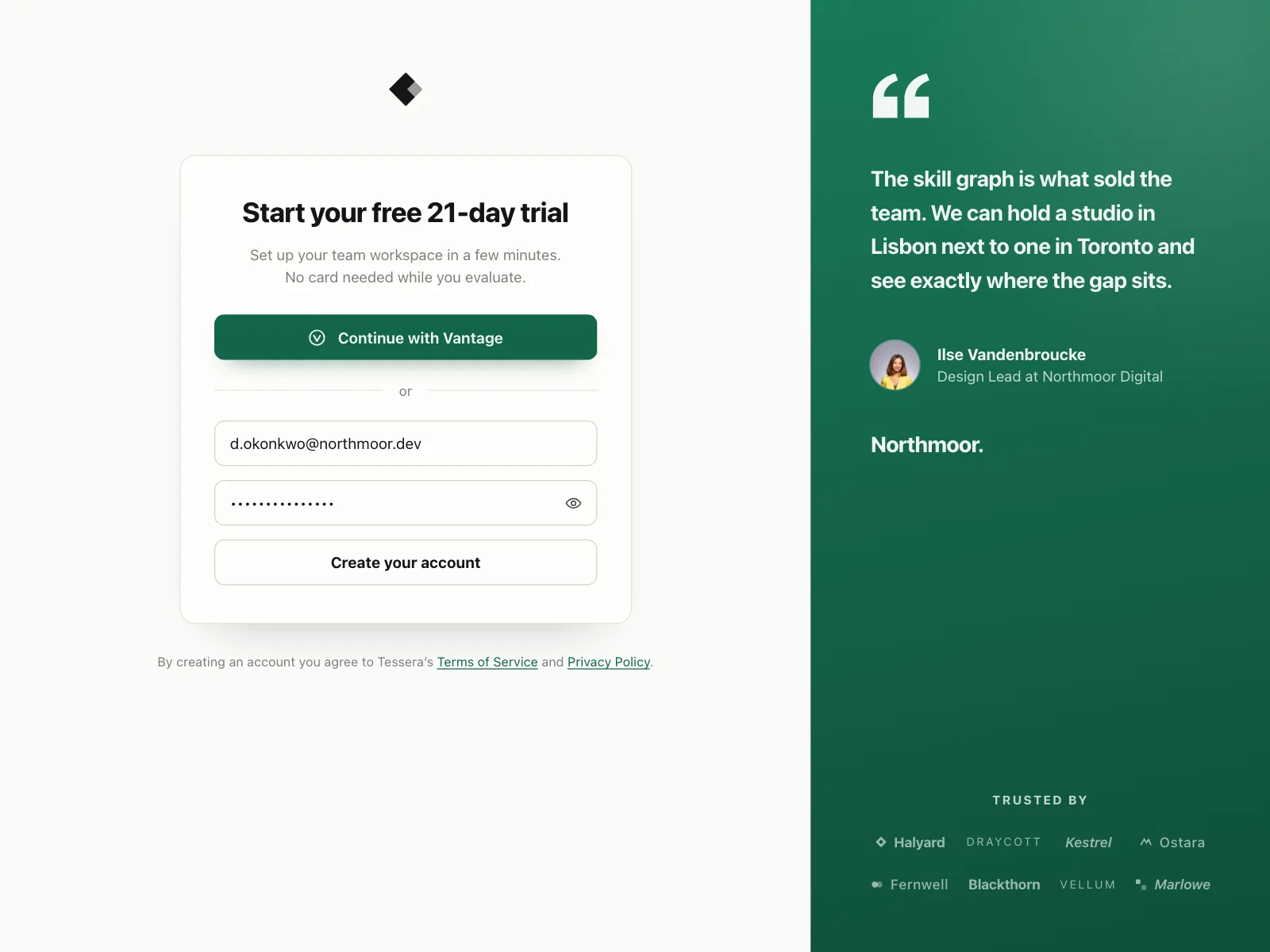 Sign up