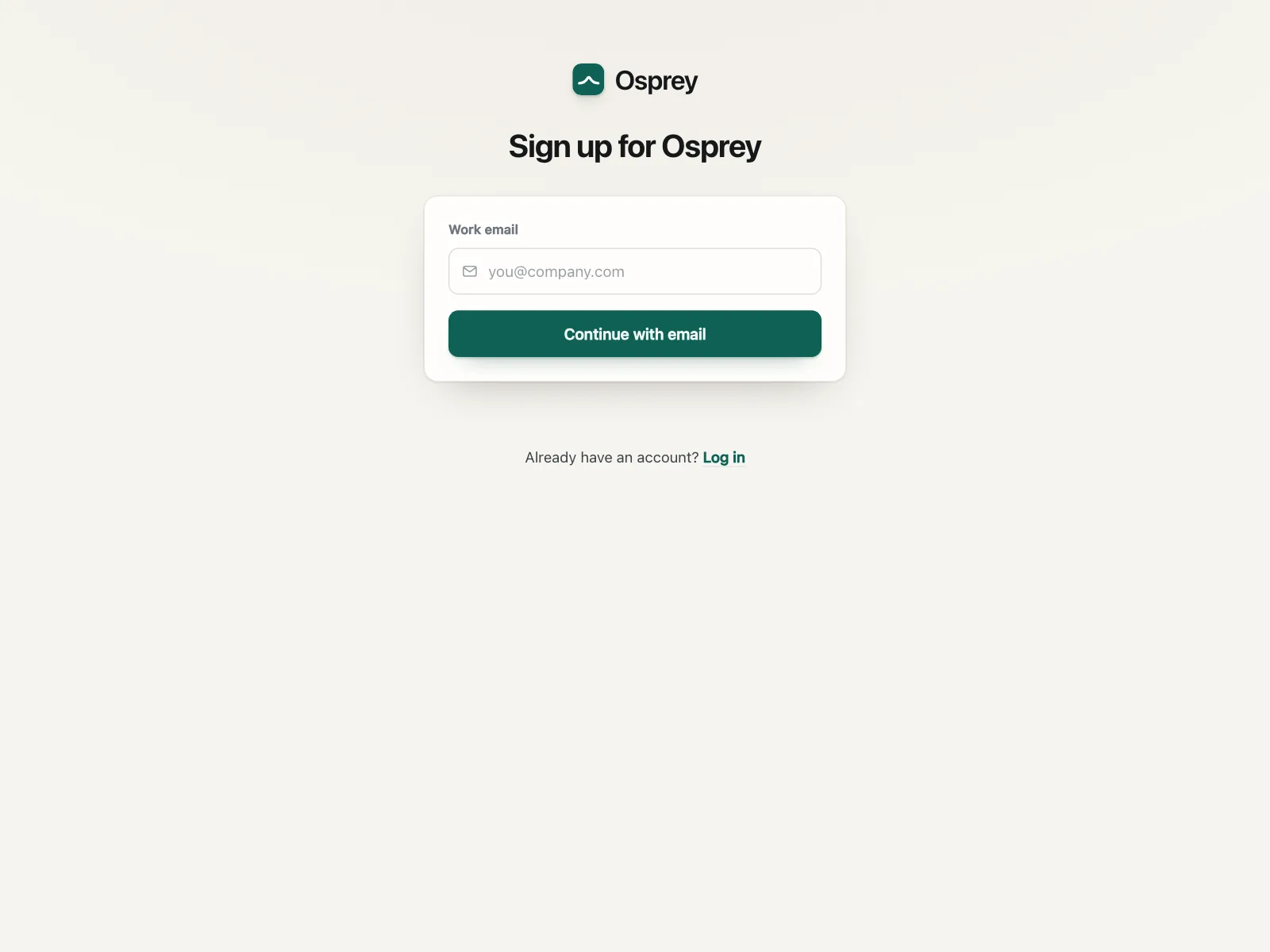 Sign up