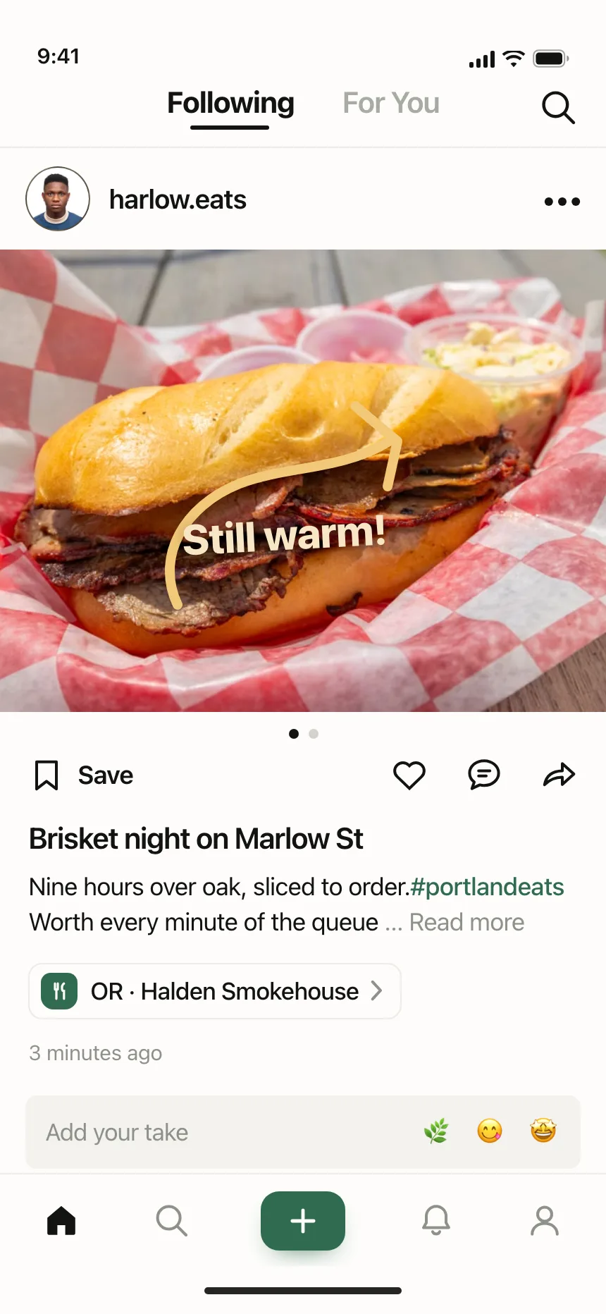Social feed