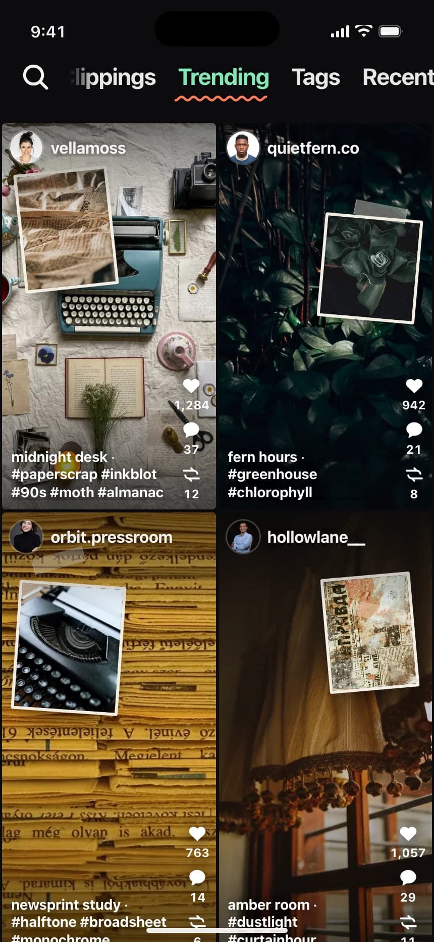 Social feed