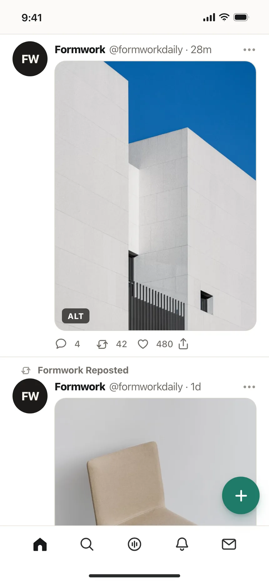 Social feed